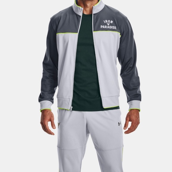 Men's Project Rock Knit Track Jacket - Picture 3 of 8